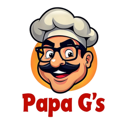 Papa G's logo.
